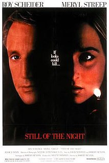 <i>Still of the Night</i> (film) 1982 film by Robert Benton