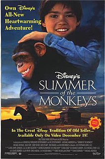 <i>Summer of the Monkeys</i> (film) 1998 Canadian film