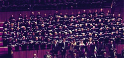 Choir in a formal concert setting