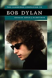 <i>The Cambridge Companion to Bob Dylan</i> book published by Cambridge University Press