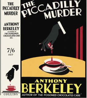 <i>The Piccadilly Murder</i> 1929 novel