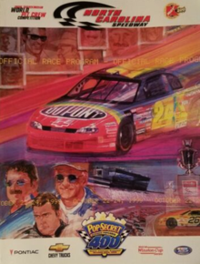 The 1999 Pop Secret Microwave Popcorn 400 program cover.