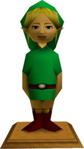 The Elegy of Emptiness, commonly seen as BEN, an in-game statue of Link Elegy of Emptiness.png