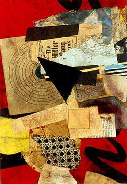 Untitled (The Hitler Gang), a 1944 collage by Kurt Schwitters, incorporates a newspaper advertisement for the film.