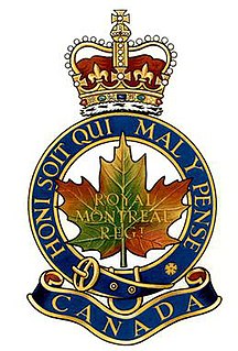 <span class="mw-page-title-main">The Royal Montreal Regiment</span> Military unit