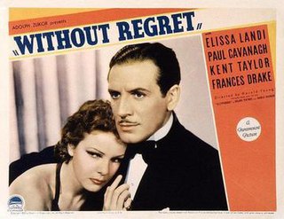 <i>Without Regret</i> (film) 1935 film by Harold Young