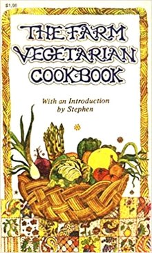 Book cover for The Farm Vegetarian Cookbook.jpg