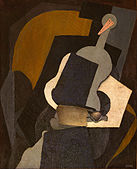 Diego Rivera, 1916, Seated Woman (Woman with the Body of a Guitar), Frida Kahlo Museum