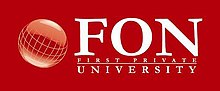 Logo univerzity FON