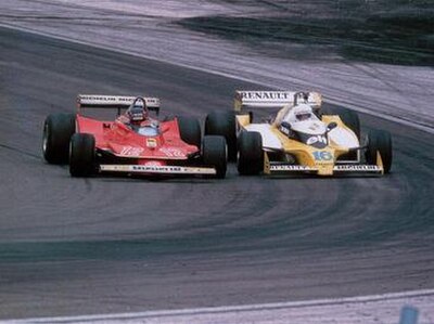 In the 1979 French Grand Prix Villeneuve and René Arnoux had a memorable duel for second place.