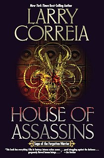 <i>House of Assassins</i> 2019 fantasy novel by Larry Correia