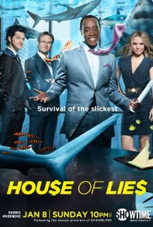 Promotional poster for the first season of House of Lies.