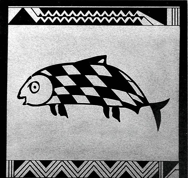 Fish represent approximately 8% of all figurative depictions on Mimbres pottery.
