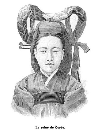 <span class="mw-page-title-main">Empress Myeongseong</span> Empress Consort of Korea (1851–1895)