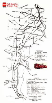 Route of former service