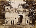 The Sikandar Bagh Gateway in ruins, date supposedly 1870, but likely to be post-1883, from missing minarets.