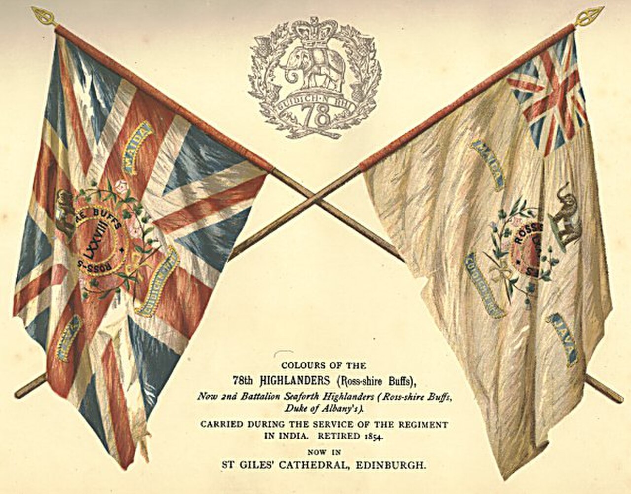 Знамена первой мировой. 78th (Highlanders) Regiment of foot. Знамя полка. Знамена британской армии 1815. Знамя 42 шотландского полка.