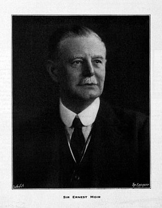 <span class="mw-page-title-main">Ernest William Moir</span> British civil engineer credited with inventing the first medical airlock