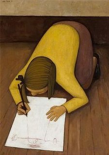 <i>First Daughter</i> (Brack) painting by John Brack