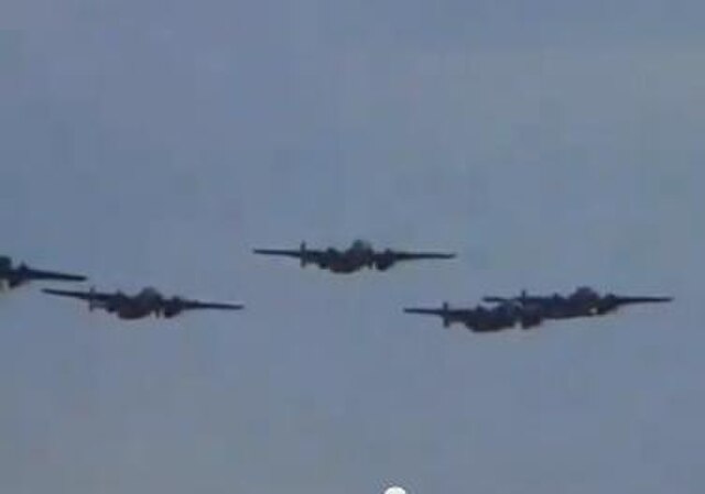 All five B-25s in Hanover Street were staged in formation for the opening raid sequence; the first time since Catch 22 in 1970 that a massed aerial se