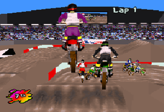 Screenshot of the San Jose track. JAG Supercross 3D.png