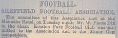 Sheffield Independent article from September 1883 announcing the club's affiliation with the Sheffield FA KPFC Sheffield FA affiliation.jpg