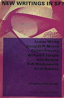 <i>New Writings in SF 7</i> volume 7 of sci-fi anthology edited by John Carnell and published in the UK in 1966