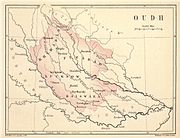 Oudh annexed in 1856.