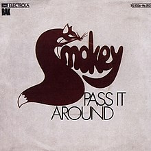 Smokie - Pass It Around (tekli) (1975) front cover.jpg