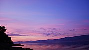 Thumbnail for File:Sunset on Marjan coast.jpg
