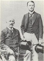 Davydov (right) with [[Pyotr Ilyich Tchaikovsky