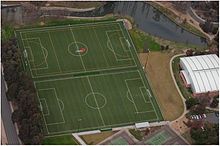 ANU Willows aerial view Willows Oval Aerial 2011.JPG