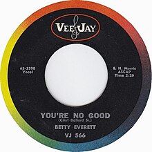 Betty Everett - You're No Good 45 RPM.jpeg