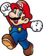 Mario is the mascot of Nintendo Mario by Shigehisa Nakaue.png