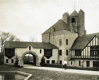 Walter Strong at Stronghold. Courtesy Strong Family Collection. Walter Strong outside Stronghold.jpg