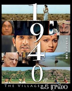 <i>1940 Lo Oka Gramam</i> 2008 Telugu film directed by Narasimha Nandi