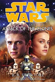 <i>Star Wars: Episode II – Attack of the Clones</i> (novel) 2002 novel by RA Salvatore