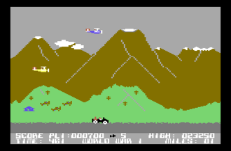 Gameplay screenshot Battle Through Time Commodore 64 Gameplay Screenshot.png