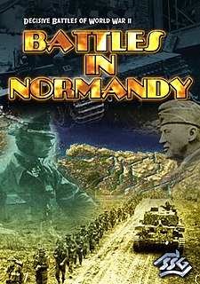 <i>Decisive Battles of WWII: Battles in Normandy</i> 2004 wargame video game