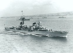Light cruiser Eugenio di Savoia, Admiral Da Zara's flagship during the battle of Mid-June (1942)
