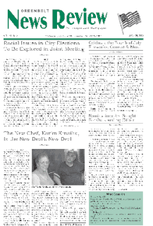 <i>Greenbelt News Review</i> newspaper published continuously since 1937, as a cooperative, in Greenbelt, Maryland, United States