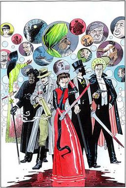 Early cover art for Century #1, by O'Neill