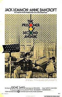 <i>The Prisoner of Second Avenue</i> 1975 film by Melvin Frank