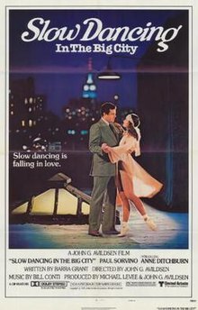 Slow dancing in the big city poster.jpg