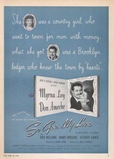 <i>So Goes My Love</i> 1946 film by Frank Ryan