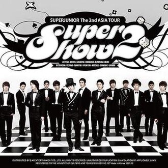 Super Show 2 - Super Junior The 2nd Asia Tour Concert Album cover