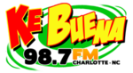 Logo of WRFX-HD2's previous Spanish channel WRFX KeBuena98.7 logo.png