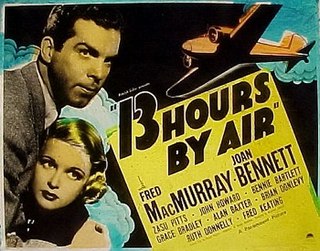 <i>13 Hours by Air</i> 1936 film by Mitchell Leisen