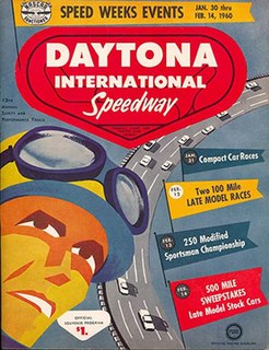 <span class="mw-page-title-main">1960 Daytona 500</span> Auto race run in Florida in 1960