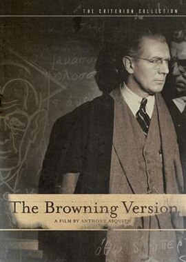Redgrave on the cover of The Criterion Collection DVD release of The Browning Version